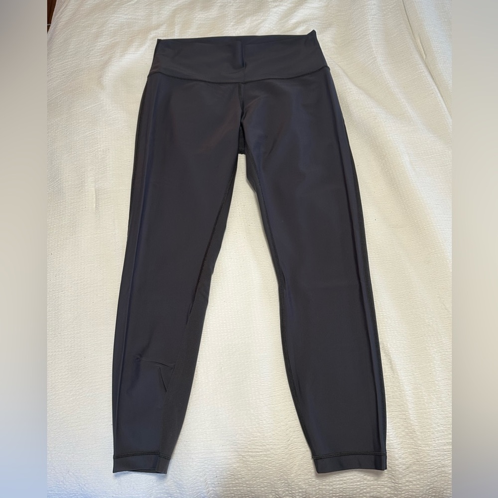 Pre Loved Lululemon Coated High Rise Wunder Under 25 Leggings 8